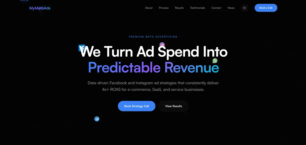 MyMetaAds advertising platform visual