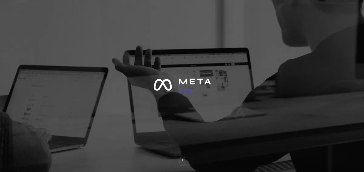 Design UI Digital Agency Meta Ads concept visual